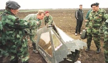 Sestřelený neviditelný letoun USA F-117 Nighthawk - Srbsko 1999